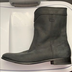 Frye size 9 black leather boots